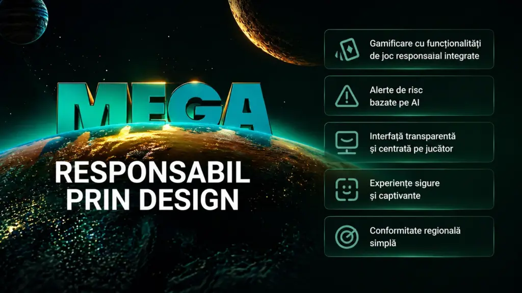 Soft2Bet responsabil prin design funcționalități platformă infographic