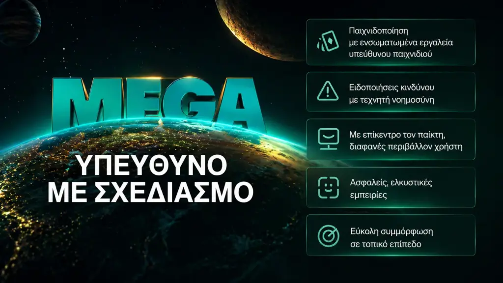 Soft2Bet υπεύθυνο παιχνίδι μέσω σχεδιασμού λειτουργίες πλατφόρμας infographic