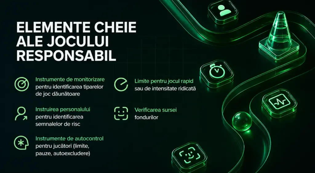 Soft2Bet elemente cheie ale jocului responsabil infographic